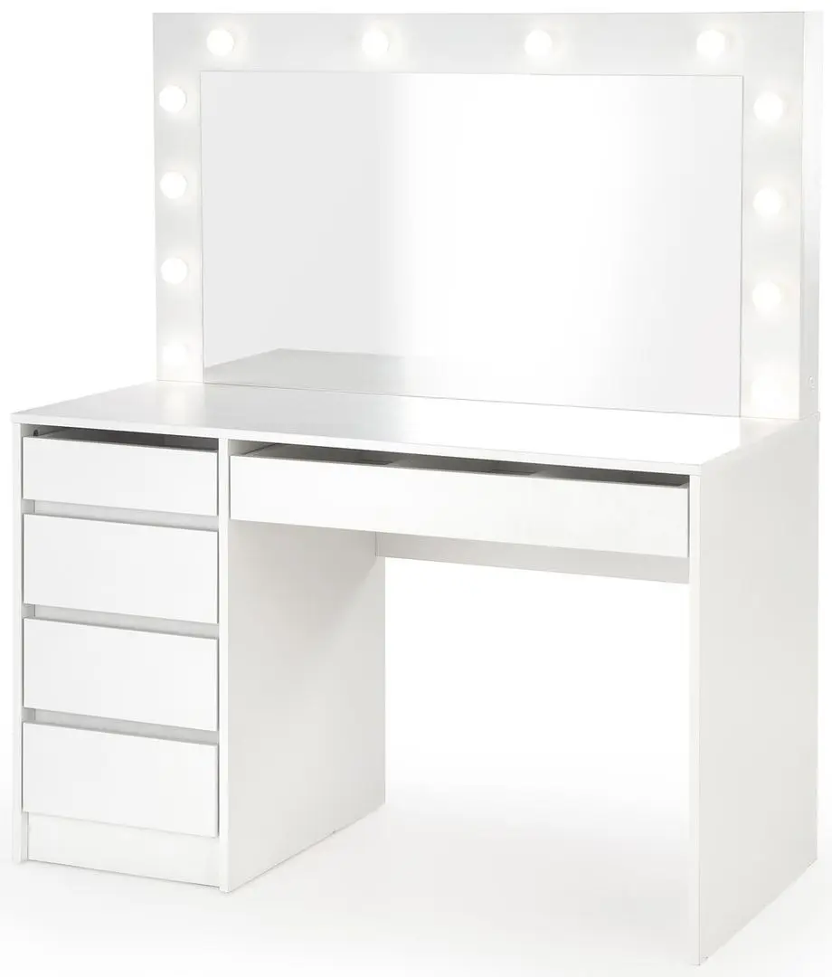 Туалетный столик с подсветкой Halmar Hollywood XL (White)