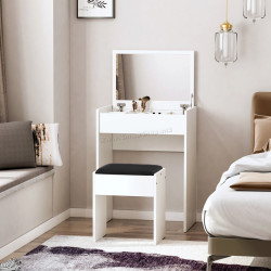 Masa de toaleta Homcom 831-192 (White)