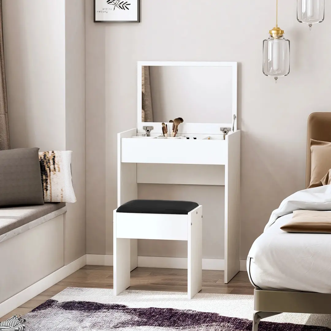 Masa de toaleta Homcom 831-192 (White)