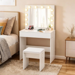 Туалетный столик Homcom 831-316 (White) Thumb