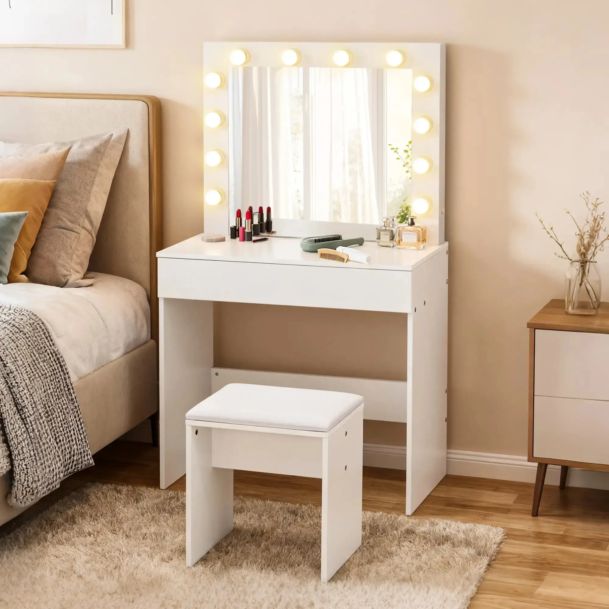 Туалетный столик Homcom 831-316 (White) - 3