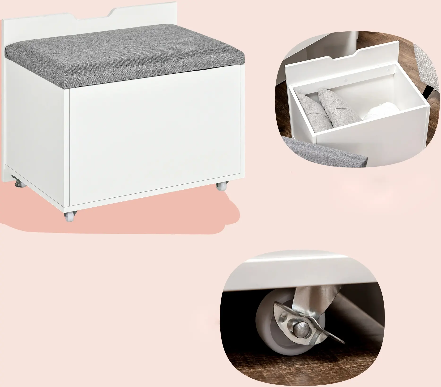 Туалетный столик Homcom 831-486 (White) - 6
