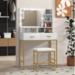 Туалетный столик Homcom 831-726V90WT (White)