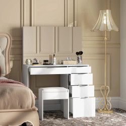 Туалетный столик Homcom 831-750V80WT (White)