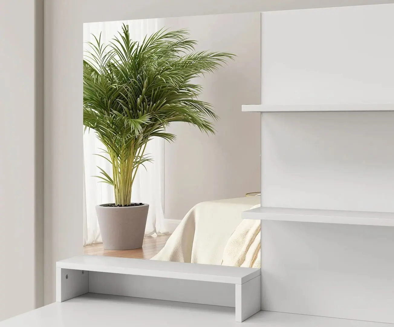 Туалетный столик Homcom 831-779V80WT 80x40x132 cm (White) - 5