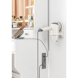 Masa de toaleta cu iluminare Homcom 831-776V90WT 90x45x160 cm (White) Thumb