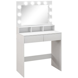 Туалетный столик с подсветкой Homcom 831-823V80WT (White) Thumb