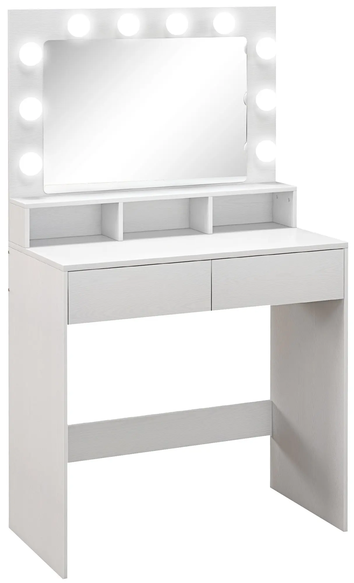 Туалетный столик с подсветкой Homcom 831-823V80WT (White) - 2