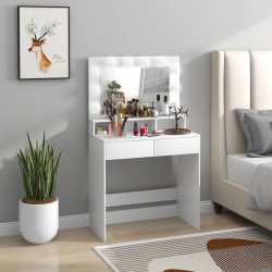 Туалетный столик с подсветкой Homcom 831-823V80WT (White)