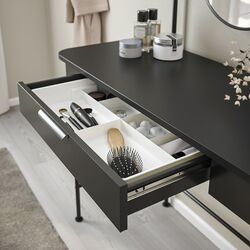 Masuta de toaleta Ikea Grafjallet cu oglinda 100x42 (Antracit) Thumb