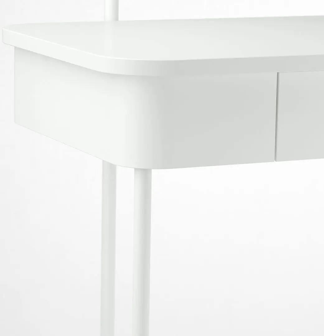 Masuta de toaleta Ikea Grafjallet cu oglinda 100x42 (Alb)