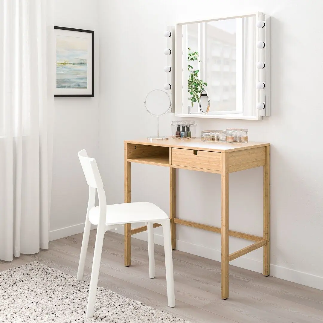 Masa de toaleta Ikea Nordkisa 76x47 (Bambus)
