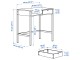 Masa de toaleta Ikea Nordkisa 76x47 (Bambus)