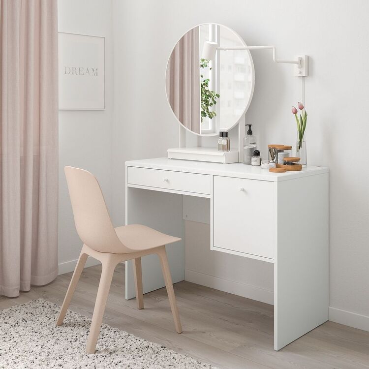 Masa de toaleta Ikea Syvde 100x48 (Alb) cumpără în Chișinău