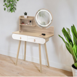 Туалетный столик Jumi CM-324329 (White/Pine)