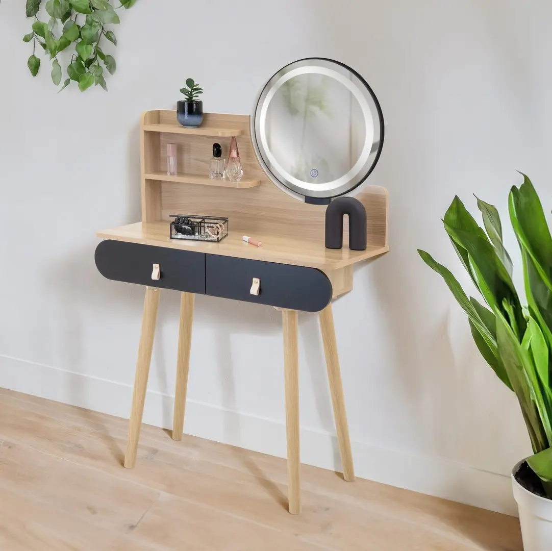 Туалетный столик Jumi CM-324336 (Black/Pine)