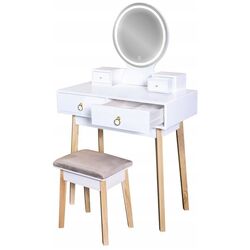 Туалетный столик Jumi CM-881600 (White/Natur) Thumb