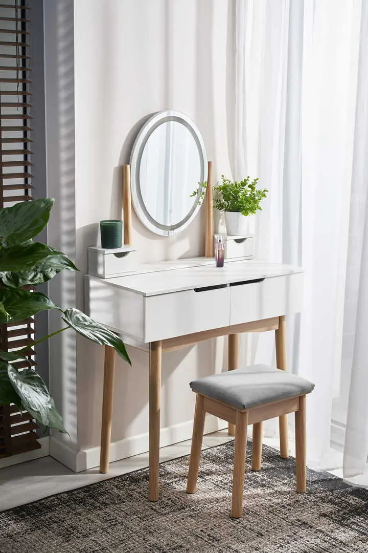 Туалетный столик Jumi CM-920576 (White/Grey)