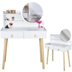 Туалетный столик Jumi Scandi CM-989276 (White/Pine) Thumb
