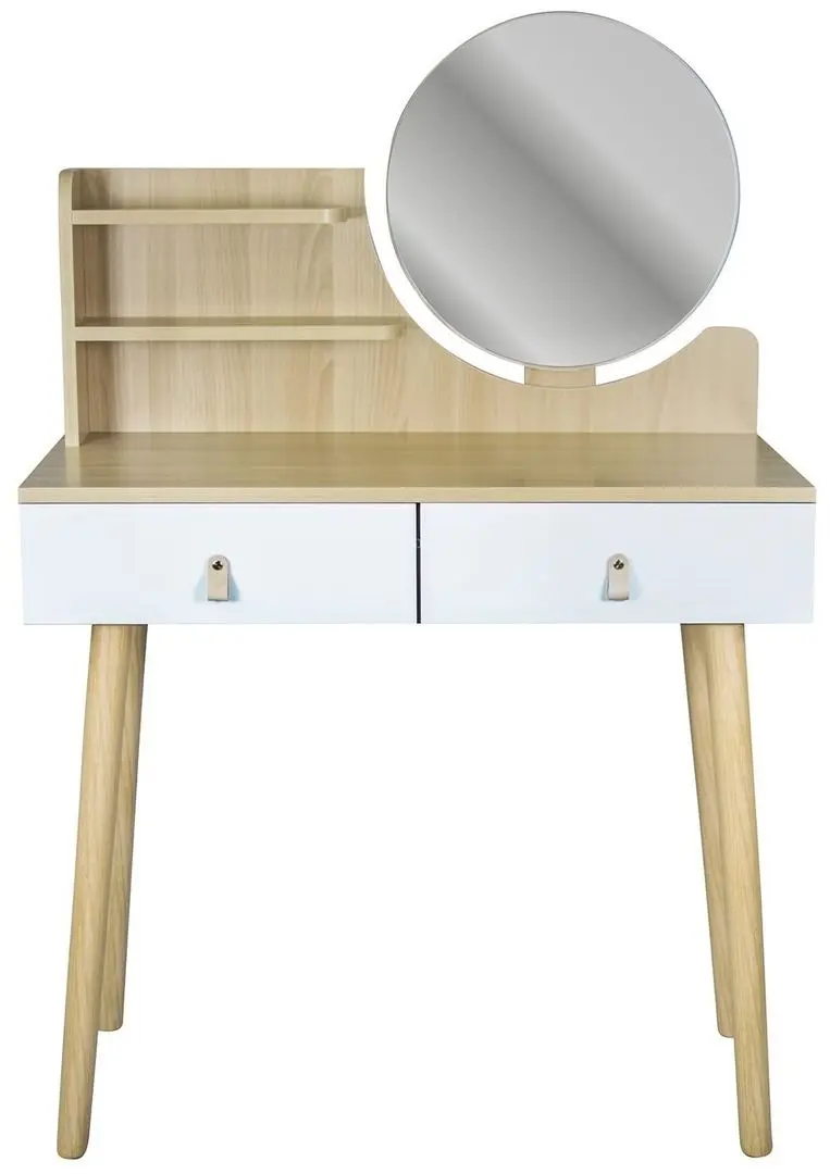 Masa de toaleta Jumi Scandi CM-989283 (White/Pine) - 4