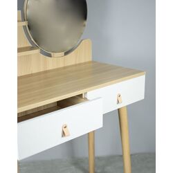 Masa de toaleta Jumi Scandi CM-989283 (White/Pine) Thumb