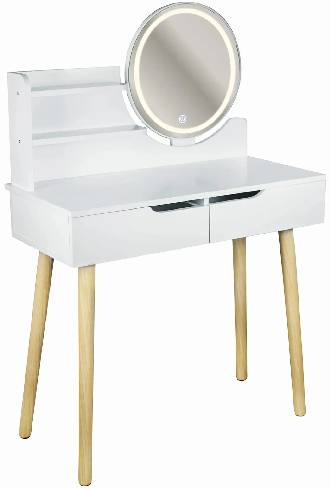 Туалетный столик с LED подсветкой Jumi Scandi 2 CM-254121 (White) - 3