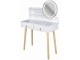 Masa de toaleta cu iluminare Jumi Scandi CM-254145 (White/Pine)