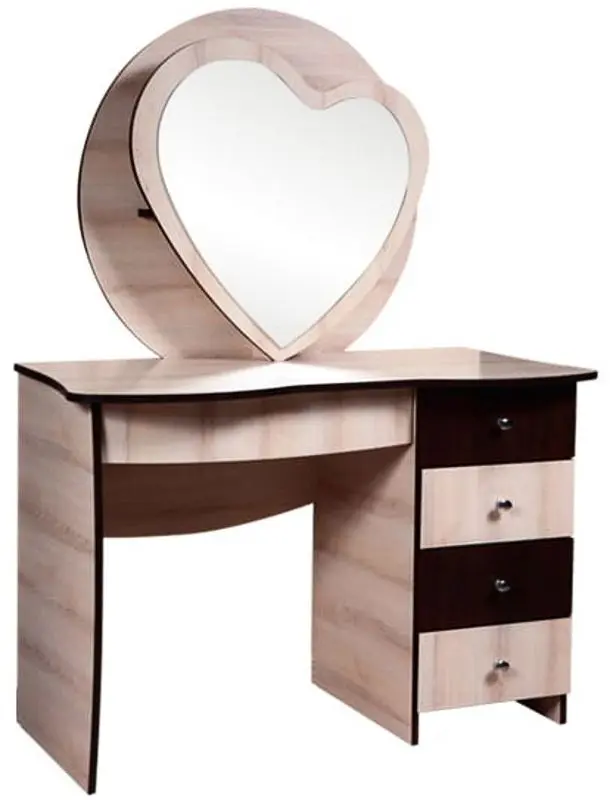 Masa de toaleta КМК 0398 Magiya 5YA (Chamonix Light Oak/Chocolate Nut)