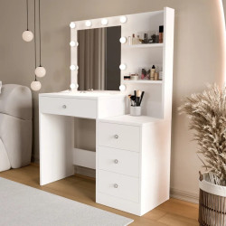 Masa de toaleta Mirage Design Monroe MO2-W (White) Thumb