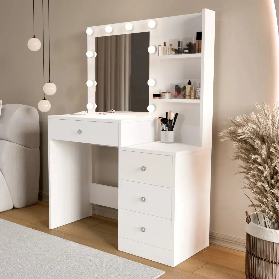 Masa de toaleta Mirage Design Monroe MO2-W (White)