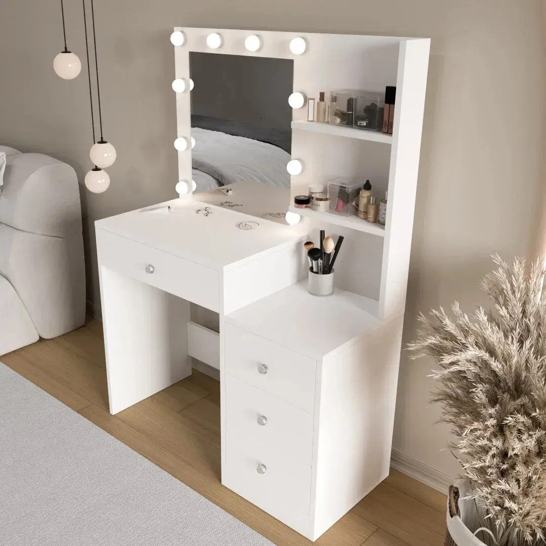 Masa de toaleta Mirage Design Monroe MO2-W (White)