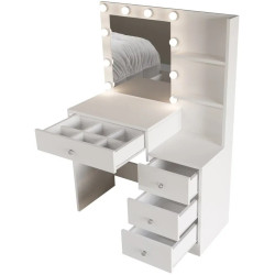 Masa de toaleta Mirage Design Monroe MO2-W (White) Thumb