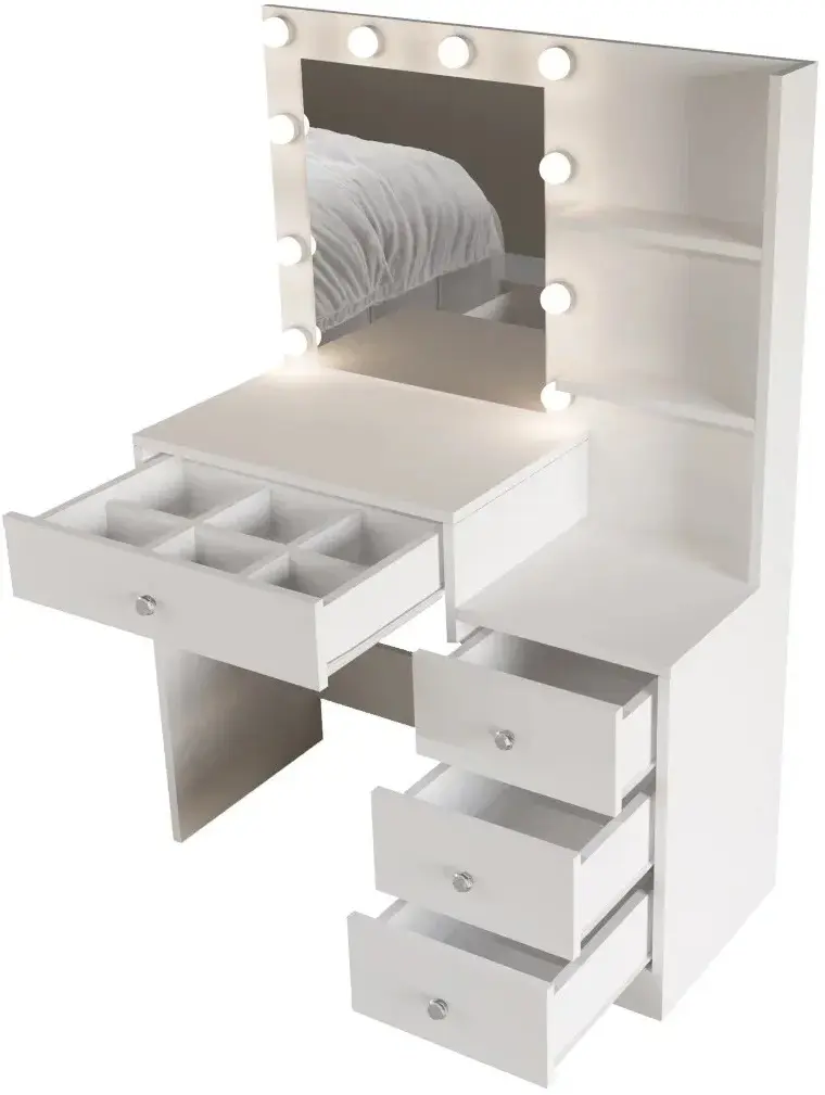 Masa de toaleta Mirage Design Monroe MO2-W (White)