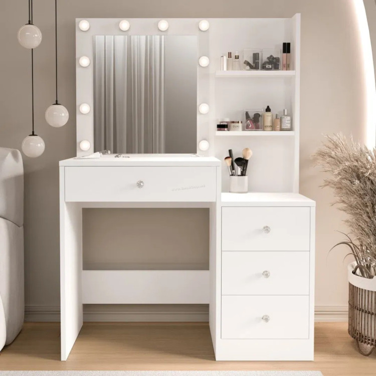 Туалетный столик Mirage Design Monroe MO2-W (White)