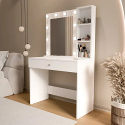 Masa de toaleta Mirage Design Monroe MO3-W (White) Thumb