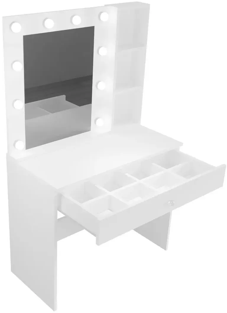 Masa de toaleta Mirage Design Monroe MO3-W (White) - 5