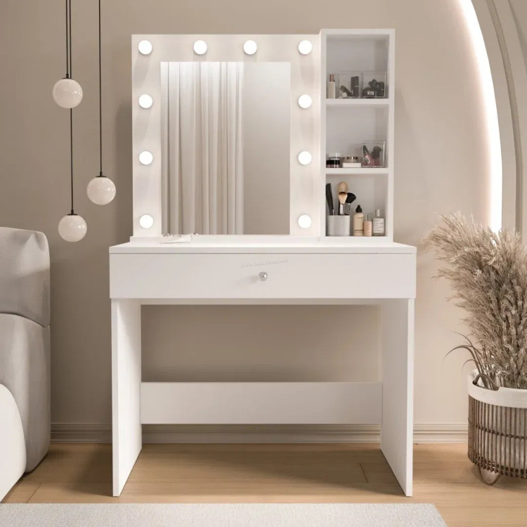 Туалетный столик Mirage Design Monroe MO3-W (White)