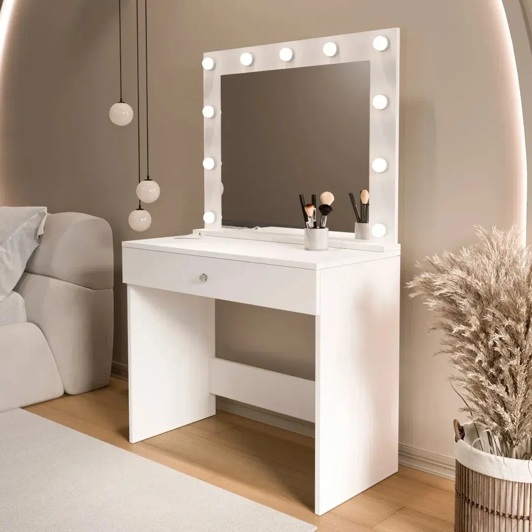 Masa de toaleta Mirage Design Monroe MO4-W (White) - 2