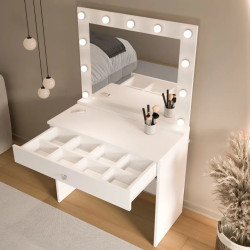 Masa de toaleta Mirage Design Monroe MO4-W (White) Thumb