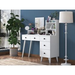 Masa de toaleta Mirage Meble BJ101 (White) Thumb