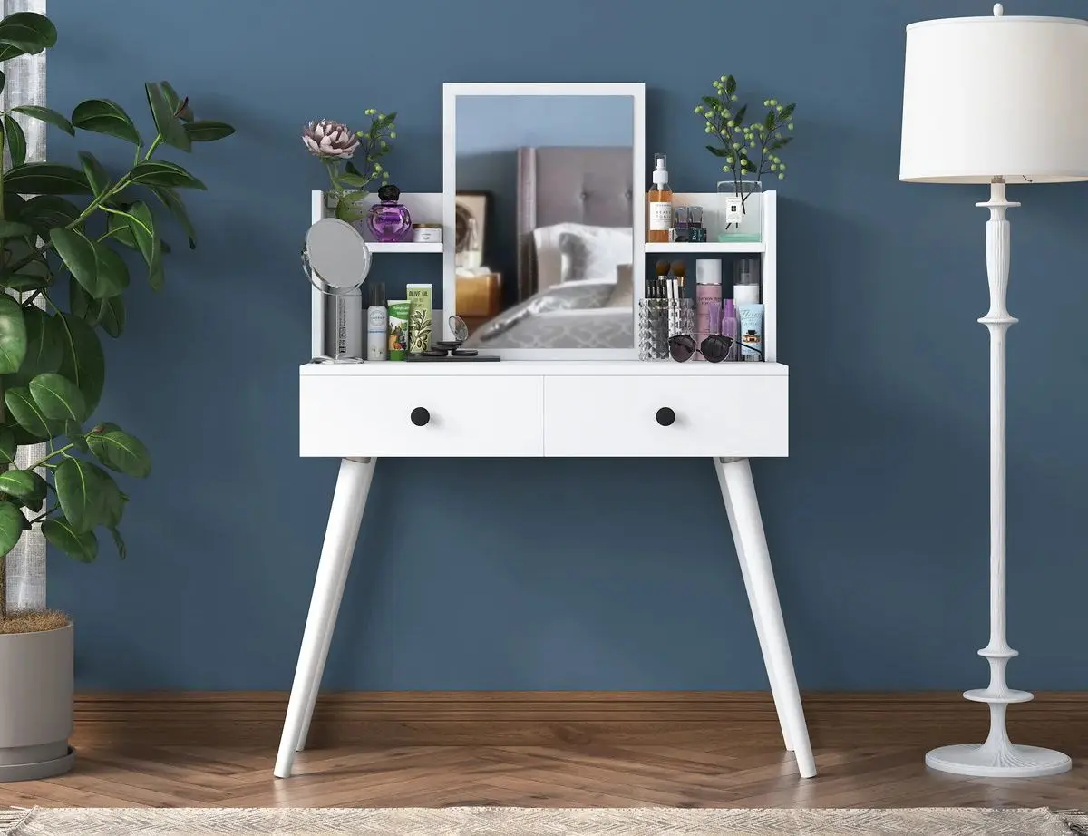 Masa de toaleta Mirage Meble BJ102 (White)