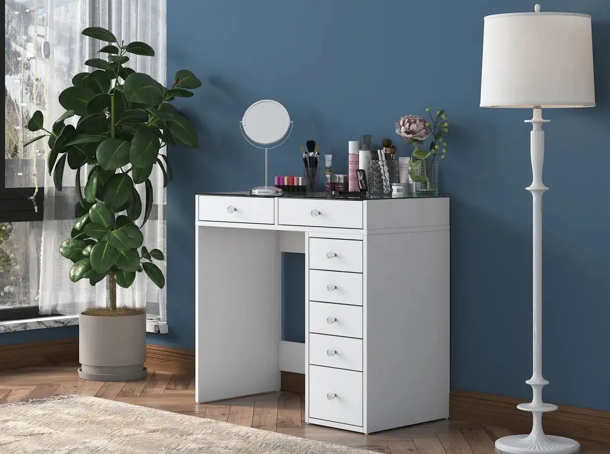 Masa de toaleta Mirage Meble BJ107 (White)