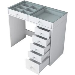 Masa de toaleta Mirage Meble BJ107 (White) Thumb