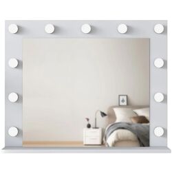 Masa de toaleta Mirage Meble BJ117 oglinda/becuri (White) Thumb