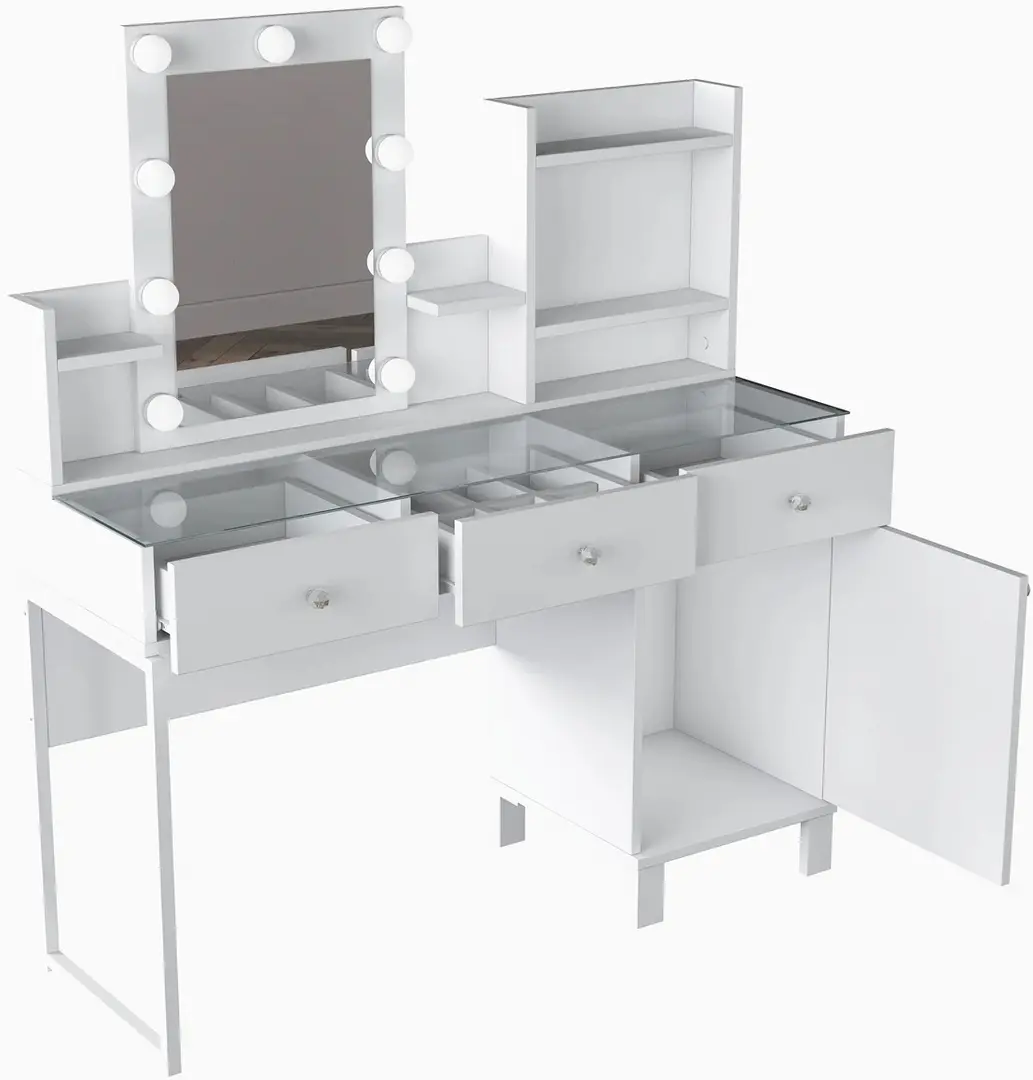 Masa de toaleta Mirage Meble BJ139 (White)