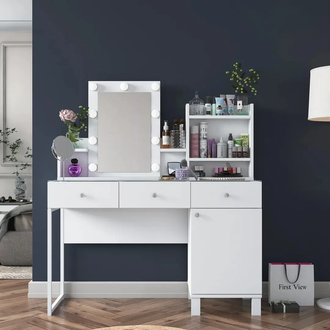 Masa de toaleta Mirage Meble BJ139 (White)