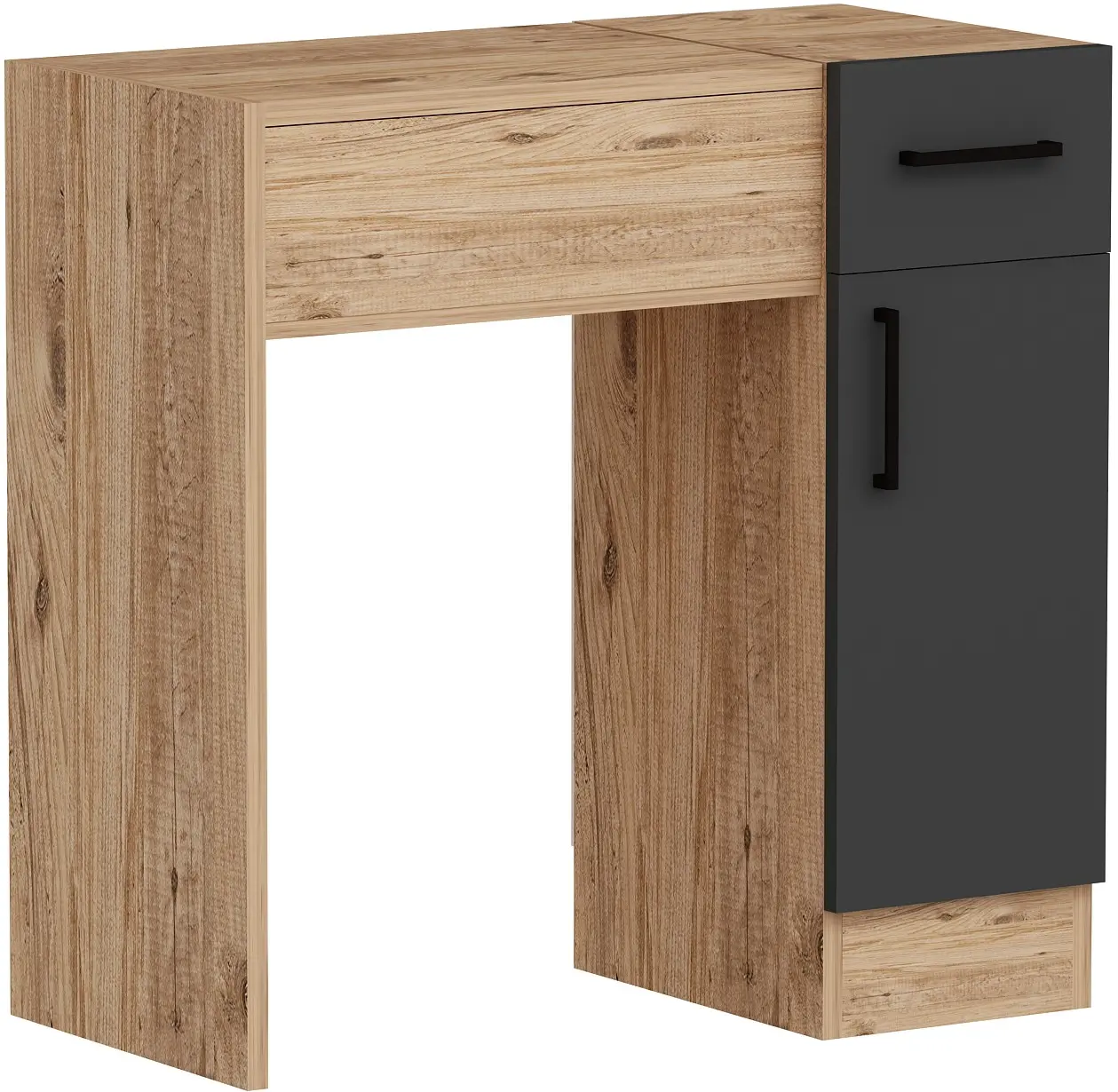 Masa de toaleta Mirage Meble Inci (Atlantic Pine/Anthracite)