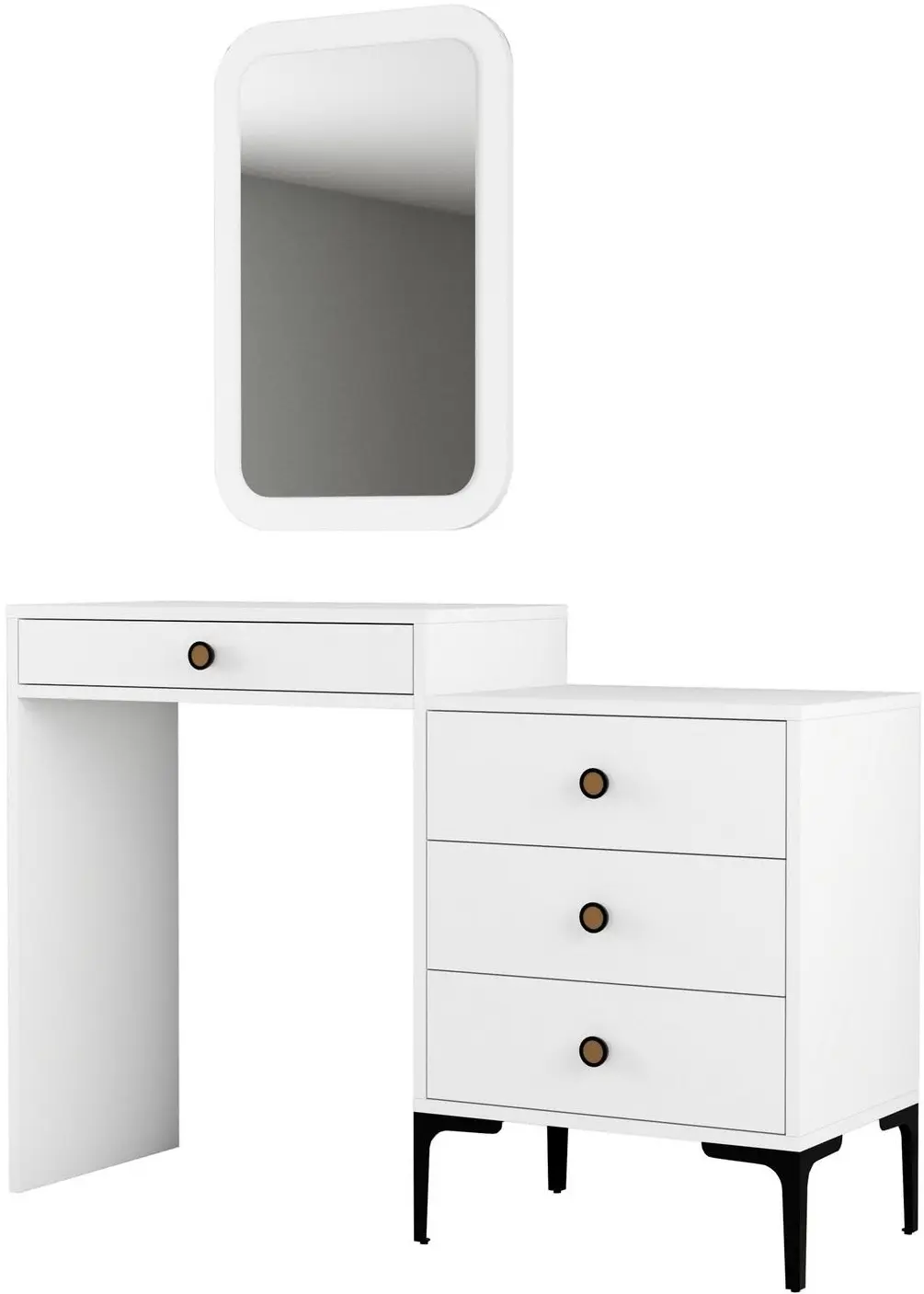 Masa de toaleta Mirage Meble Lizbon 549 (White)