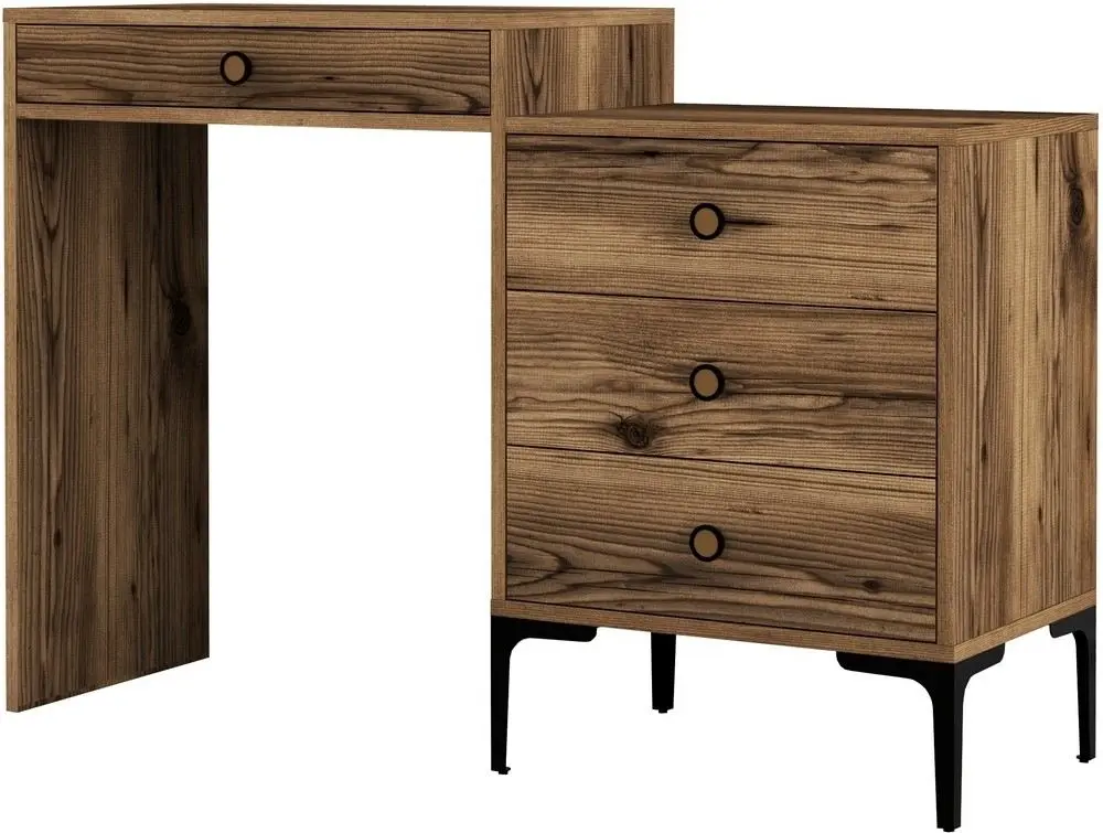 Masa de toaleta Mirage Meble Lizbon 553 (Walnut)