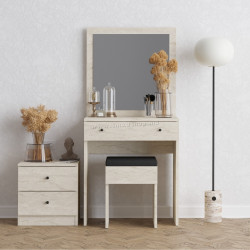 Masa de toaleta Mirage Meble Nice (Travertine)